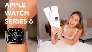 Apple Watch Series 6 Unboxing + Setup! 40 mm, Gold Stainless Steel