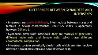 Types of gynandromorphism