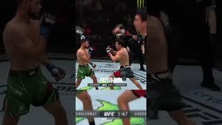 Max Holloway and Yair Rodriguez exchange 1-2