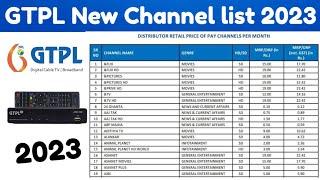 GTPL New Channel list 2023