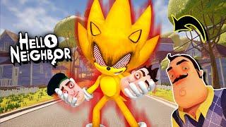 HELLO FLEETWAY SONIC (Super Sonic.exe) | Hello Neighbor Mod