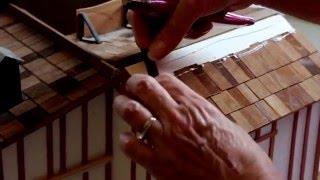 How to Make Dollhouse Miniature Shingles