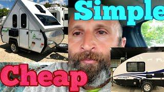 CHEAP & SIMPLE Travel Trailers | Aliner Scout Lite & Aliner Great Ascape