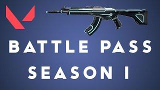 VALORANT BATTLE PASS SHOWCASE (Season 1)