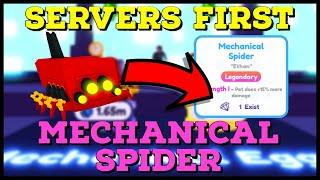 I got the FIRST MECHANICAL SPIDER in Pet Simulator X | Roblox FaZmash Shorts