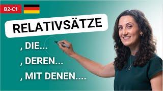 RELATIVSÄTZE, die dein Deutsch eleganter klingen lassen + ÜBUNG