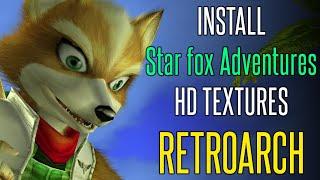 How to Install Star Fox Adventures HD Texture Pack in RetroArch (GameCube Emulator)