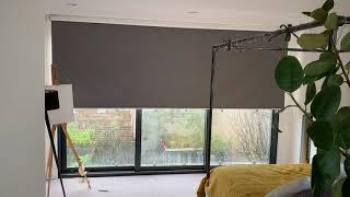 Extra wide electric roller blind | Aquarius Blinds