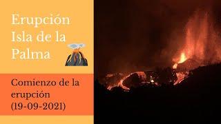 Erupción Isla de la Palma: Comienzo de la erupción (19-09-2021) - Instituto Geográfico Nacional