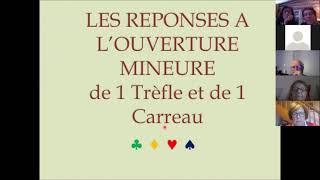 Enchère4 Les réponses non fittées à l'ouverture majeure. Les réponses à l'ouverture mineure.