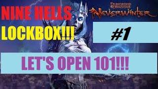 XBOX ONE Nine Hells Lockbox 101 Opening Neverwinter Part 1