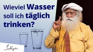 Wieviel Wasser soll ich täglich wirklich trinken?