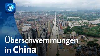 Millionen Menschen von Überschwemmungen in China betroffen