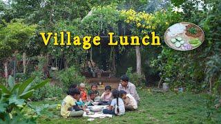 Cooking In a Traditional Mud Kitchen | Village Lunch  food | Village Kitchen Routine