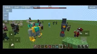 Ultra max effect iron golem vs Ultra modded raid Minecraft 1.16.5 mob battles part 2 [No ads]