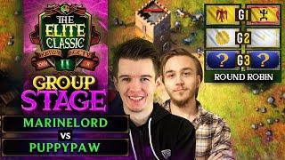 The $25,000 Elite Classic II - Main Event! Group Stage - MaarineLorD vs PuppyPaw