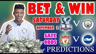 Football Prediction Today 02-11-2024 |  Betting tips Today | Safe investments