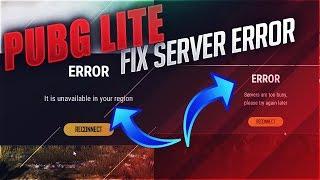 HOW TO FIX PUBG LITE SERVER ERROR ! PLAY PUBG LITE  FROM ANY COUNTRY