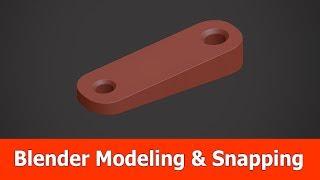 Blender Hardsurface Modeling & Snapping Tutorial