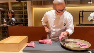 Japan's highest-end Kobe Beef Dinner ? Michelin Star "Wagyu Chef" in Tokyo