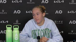 Australian Open 2025 - Mirra Andreeva : "I also wanted to add something to my game"