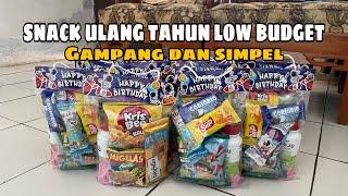 SNACK ULANG TAHUN LOW BUDGET | Bikin Sendiri Lebih Murah