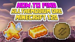 How to find Allthemodium Ore in Minecraft 1.20 - All The Mods 9 - ATM9 - Allthemodium Charm!