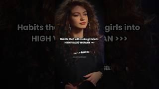 How to become HIGH VALUE WOMAN #aesthetic#facts#mindset#trending#reels#kpop#relatable#shorts