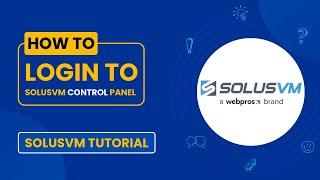 How to login to SolusVM Control Panel   PAMIR WEBHOST