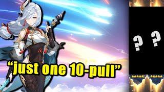 How I accidentally got multiple 5-stars in one ten pull | Shenhe Summons | Genshin Impact