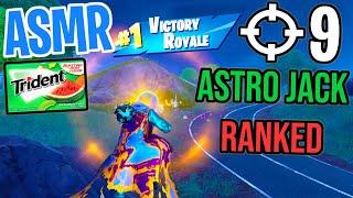 ASMR Gaming  Fortnite Astro Jack Ranked! Relaxing Gum Chewing  Controller Sounds + Whispering