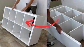 The brilliant new way people are using Walmart storage cubes in their bedrooms.