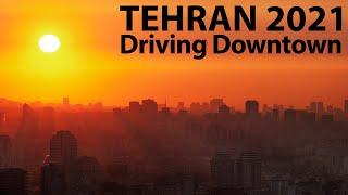 TEHRAN 2021, Driving Downtown 4K, Friday Driving Tour