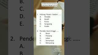 soal tes analogi #psikotes