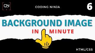 How to add background image in HTML and CSS | Coding Ninja