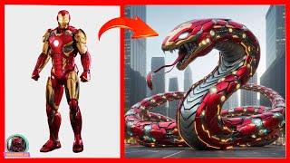 AVENGERS but ROBOT SNAKE VENGERS  All Characters (marvel & DC) 2024 