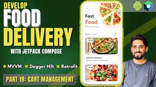 CREATE Your Own Food Delivery App with Android Jetpack Compose Beginner Tutorial E:19 |Cart Handling