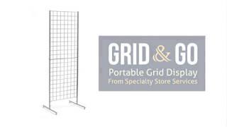 Grid & Go Patented Folding Grid Display by Specialty Store Services