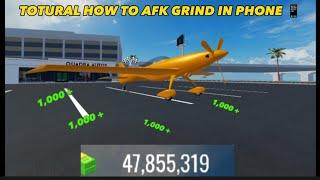 Toturial How to Afk Grind In Phone  | Roblox Vehicle Legend  *DO NOT USE, THIS ALREADY BANNED*