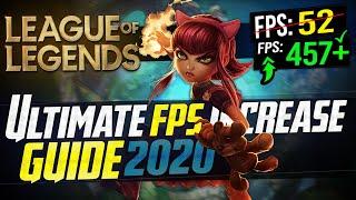  League Of Legends: Dramatically increase FPS / Performance with any setup! in LOL 2020