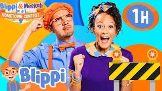 Blippi And Meekah Build A Friendship | Blippi | Family Time! ‍‍ | MOONBUG KIDS