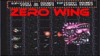 Zero Wing on Mega Drive. Played for laughs, with commentary.