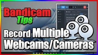 How to Record Multiple Webcams/Cameras on Windows