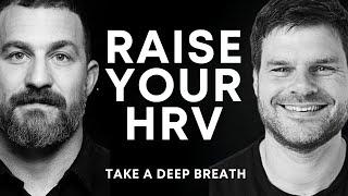 5 Minute HRV Coherence Breathing with Andrew Huberman & Rick Rubin #takeadeepbreath