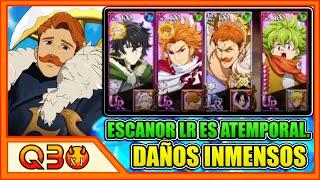 Qbo | ¡SOLO ESCANOR PUEDE CONTRA ESCANOR! DAÑO PARA PARTIR EL PLANETA EN DOS. | 7DS: Grand Cross