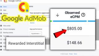 Admob 800 eCPM for 3 impressions | Highest eCPM