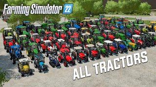 Farming Simulator 22 ALL TRACTORS (Garage Tour)