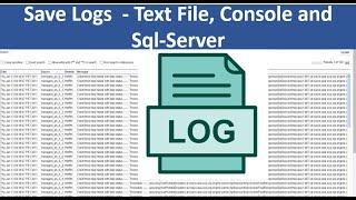 Log file Save into Console, Text File and MSSQL Server using Serilog in ASP.NET CORE | mvc
