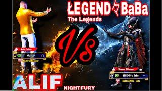 LEGEND BABA VS NFALIF || 1v1 TDM MATCH || PUBG MOBILE #legendsamA7,A5