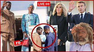 Urgent-Acceuil spectaculaire de Diomaye & sa 1ére dame en France-Sonko sort-Macron déroule le tapis